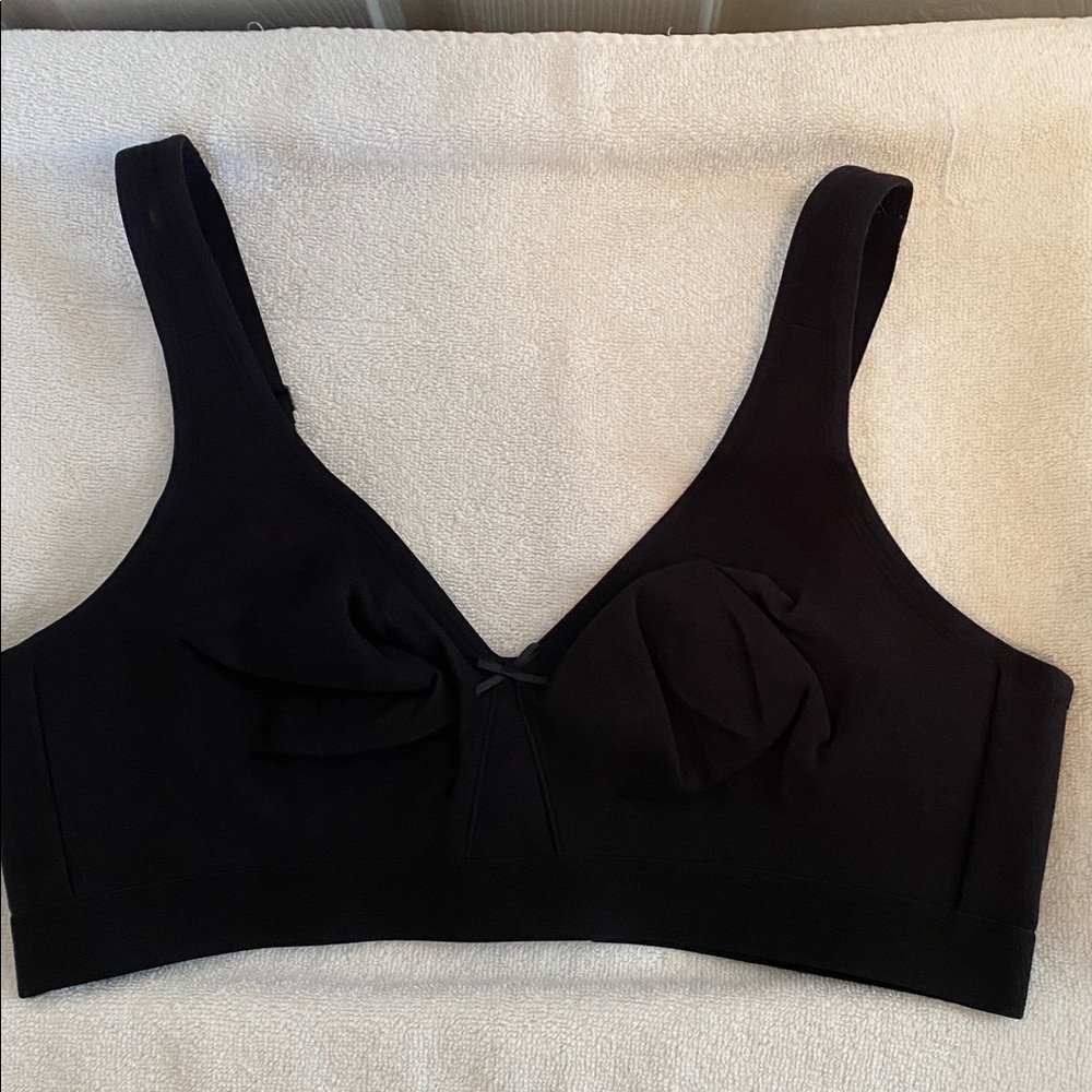 Fruit of the Loom 2 Pack Sand/Black Hue Unlined Wirefree Bras… - Picture 5 of 7